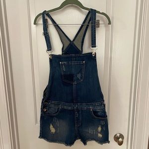 Denim overalls